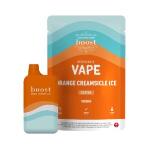 Boost – 3g Disposable THC Vape Pens – Orange Creamsicle Ice