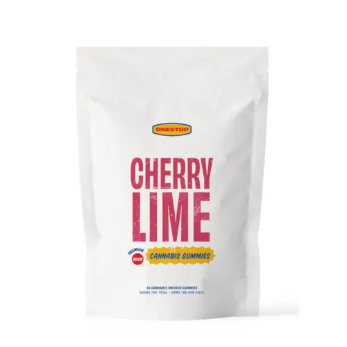 Sour Cherry Lime - THC Gummies - 500mg