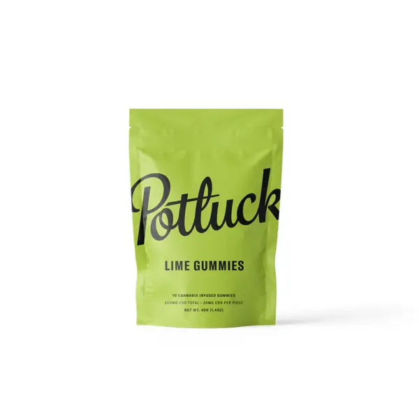 Potluck – Lime CBD Gummies - 200mg