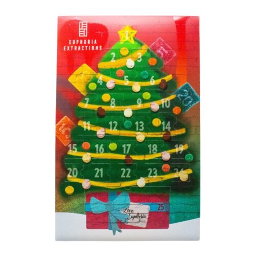 Euphoria Extractions - Christmas Advent Calendar (2 Pack) - 2500mg THC