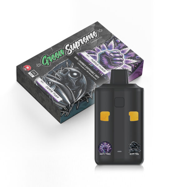 Green Supreme - HTFSE Dual Chamber Vape Pen - Purple Punch x Death Tuna - 6mL