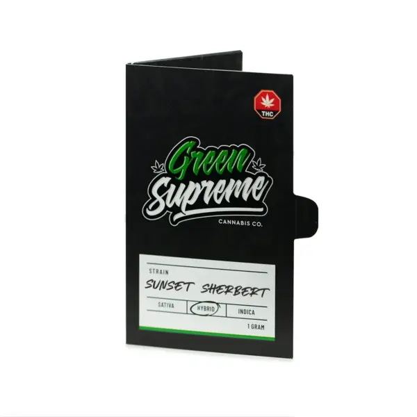 Green Supreme - Hybrid Shatter - Sunset Sherbert - 1g