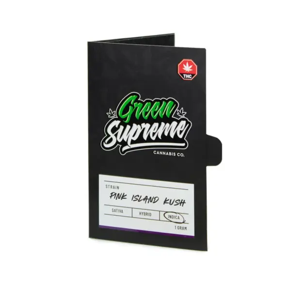 Green Supreme - Indica Shatter - Pink Island Kush - 1g