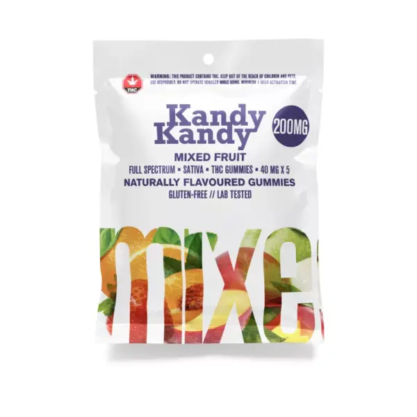 Kandy Kandy - Mixed Fruit Gummies - Indica - 200mg