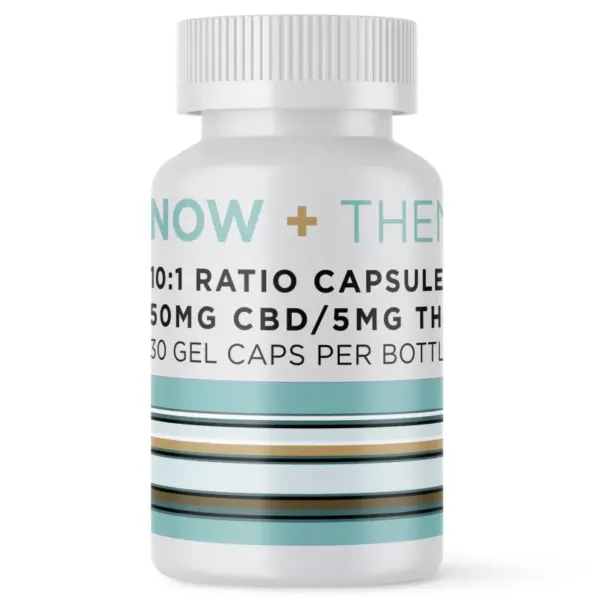 Now + Then - 10:1 THC/CBD Ratio Capsules - 55mg