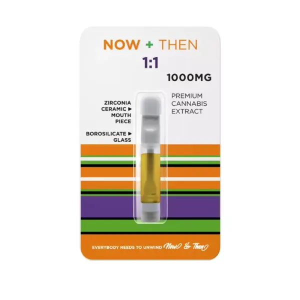 Now + Then - THC/CBD Vape Cartridge - 1000mg