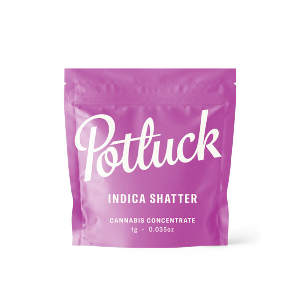 Potluck - Nuken - Indica Shatter - 1g