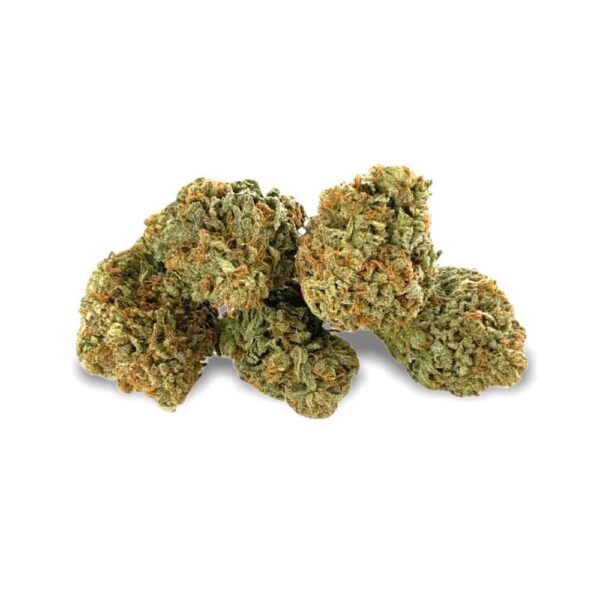 Sour Diesel Strain on a white background