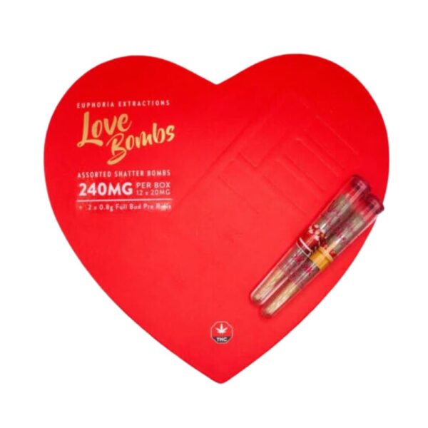 Valentine’s Day Gift Box – 240mg THC Chocolates & Kush Kraft Pre-Rolls