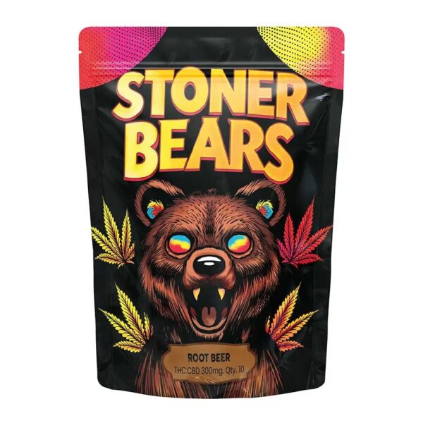 Stoner Bears - Root Beer 1:1 Gummies - 300mg THC