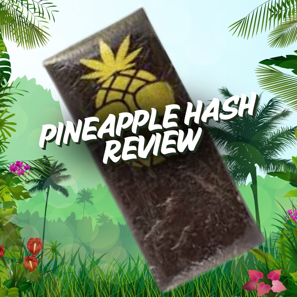 A blog image graphic of pineapple hash