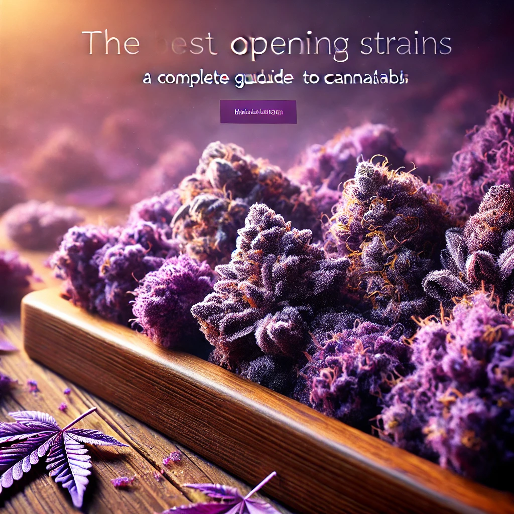 A blog photo on the best purple strains available