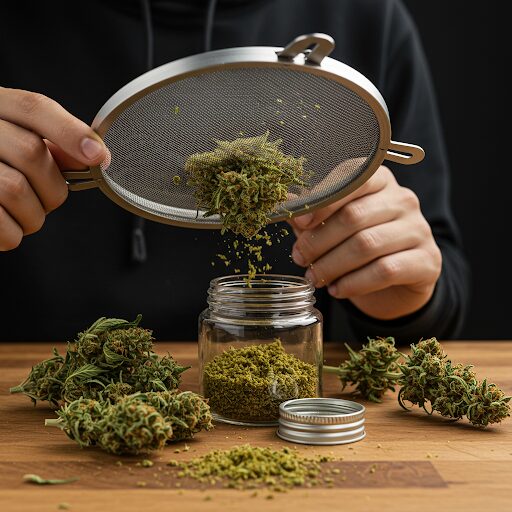 dry sift cannabis