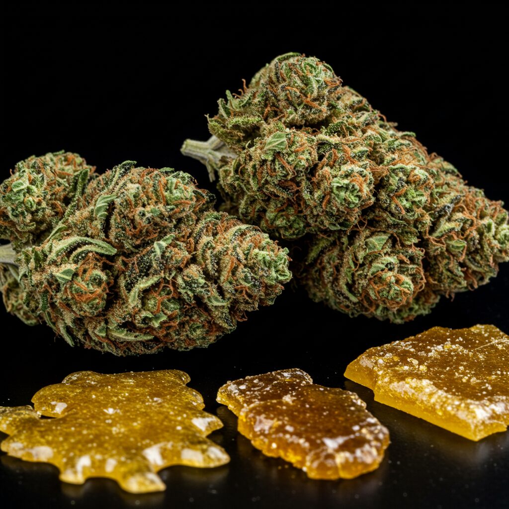 cannabis flower and concentrates