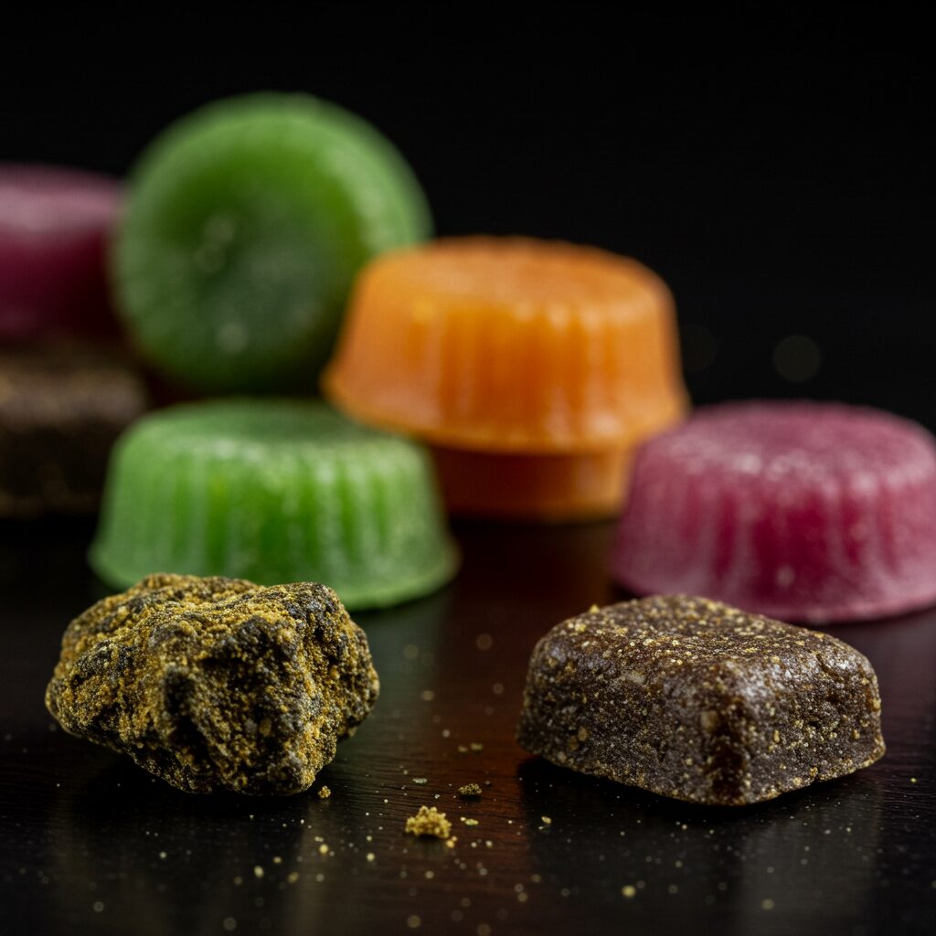 thc edibles and hash
