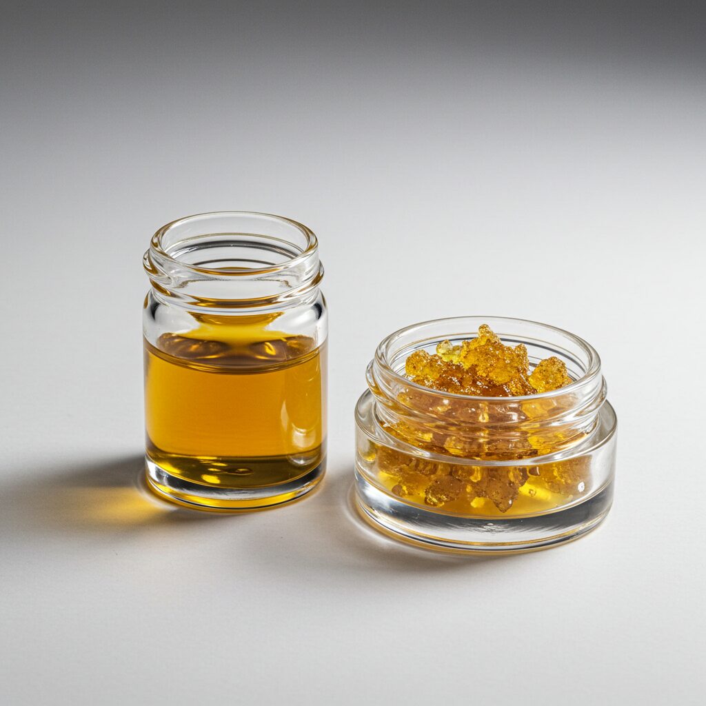 thc distillate and live resin