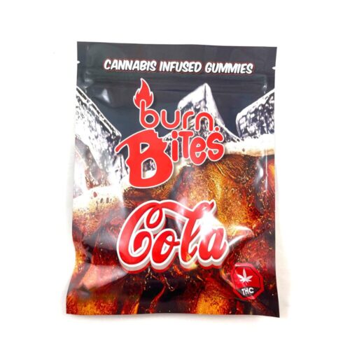 An image of Burn Bites – Cola Gummies on a white background