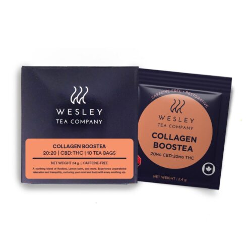 An image of Wesley Tea Co. – Collagen Boostea packaging