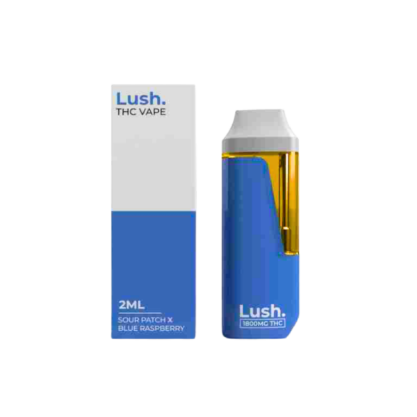 Lush – Sour Patch X Blue Raspberry 2g Disposable THC Vape Pen