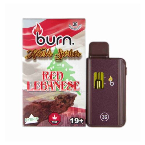 The Straight Goods – Red Lebanese Hash 3g THC Vape on a clean white background