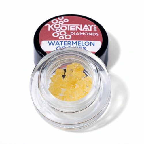 Kootenay Labs – Watermelon Cookies Live Diamonds – 1g on a clean white background
