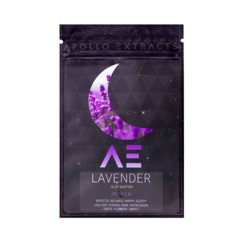 APOLLO EXTRACTS – Lavender Indica Shatter