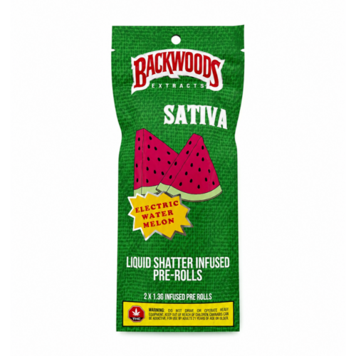 Backwoods Extracts – Electric Watermelon Shatter Infused Pre Rolls