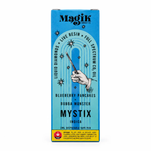 Magik - Mystix Vape Pen - Blueberry Pancakes x Bubba Monster - 2g