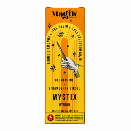 Magik – Mystix Vape Pen – Clementine X Strawberry Diesel – 2g