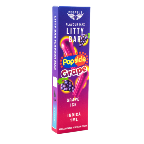 PEGASUS – Grape Ice Litty Bar Vape – 1g