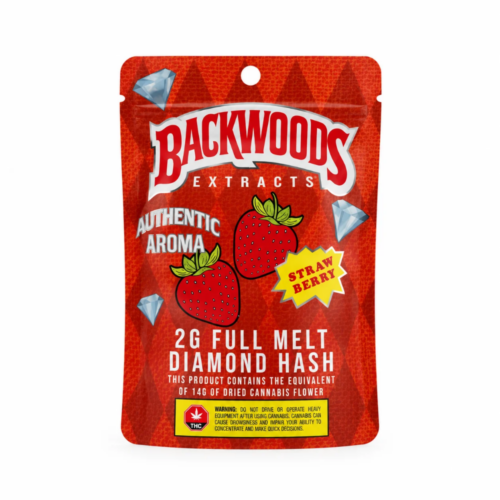 Backwoods Extracts – Strawberry Diamond Full Melt Hash – 2g